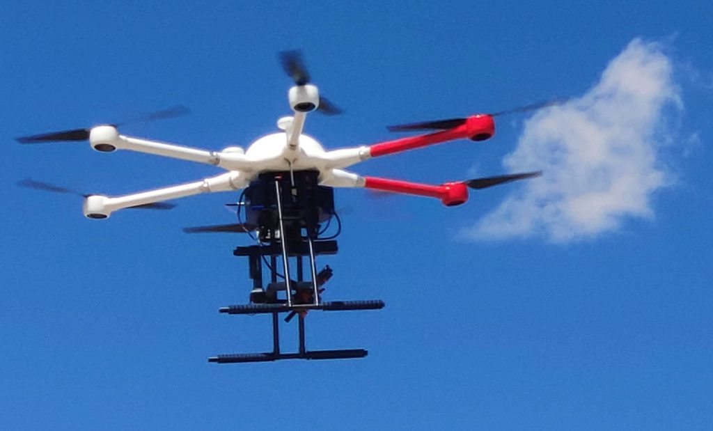 RS-8800 Mounted on a UAV for Field Scans | Sensors and Systems