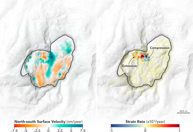 Scientists Track Tropical Landslide Creeping Below an African City
