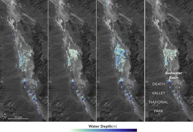SWOT Satellite Helps Gauge the Depth of Death Valley’s Temporary Lake 
