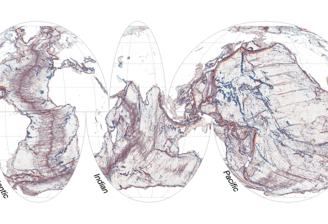 Satellite Measurements Make Major Seafloor Map Improvements 